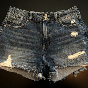 Hillary High Rise Mom Shorts By KanCan